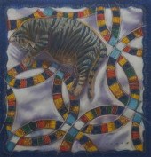KINKOPF, SLEEPING CAT, PASTEL,