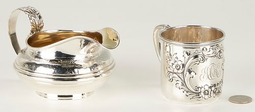 KINSEY COIN SILVER CREAM PITCHER