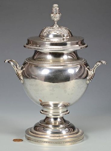 KINSEY COIN SILVER SUGAR URN, KY