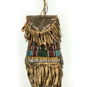 Kiowa Beaded Hide Strike-a-Light