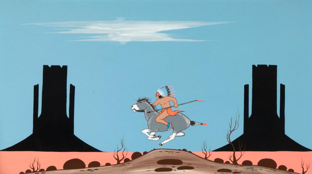 KIOWA, RAY DARBY [HUNTING HORSE],
