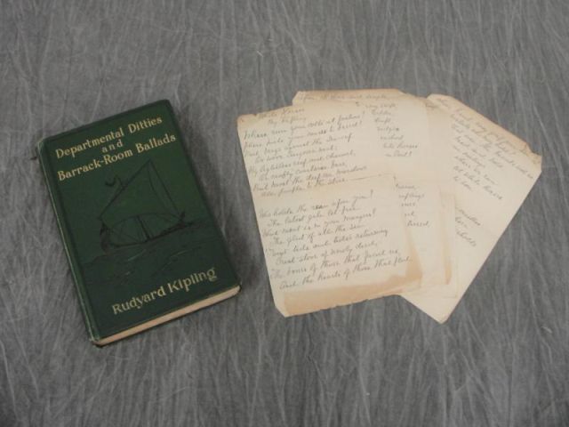 Kipling Lot Including a Book Titled