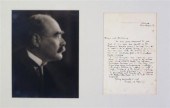 *KIPLING RUDYARD Autograph let