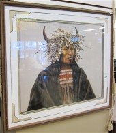 KIRBY SATTLER COLOR LITHOGRAPH