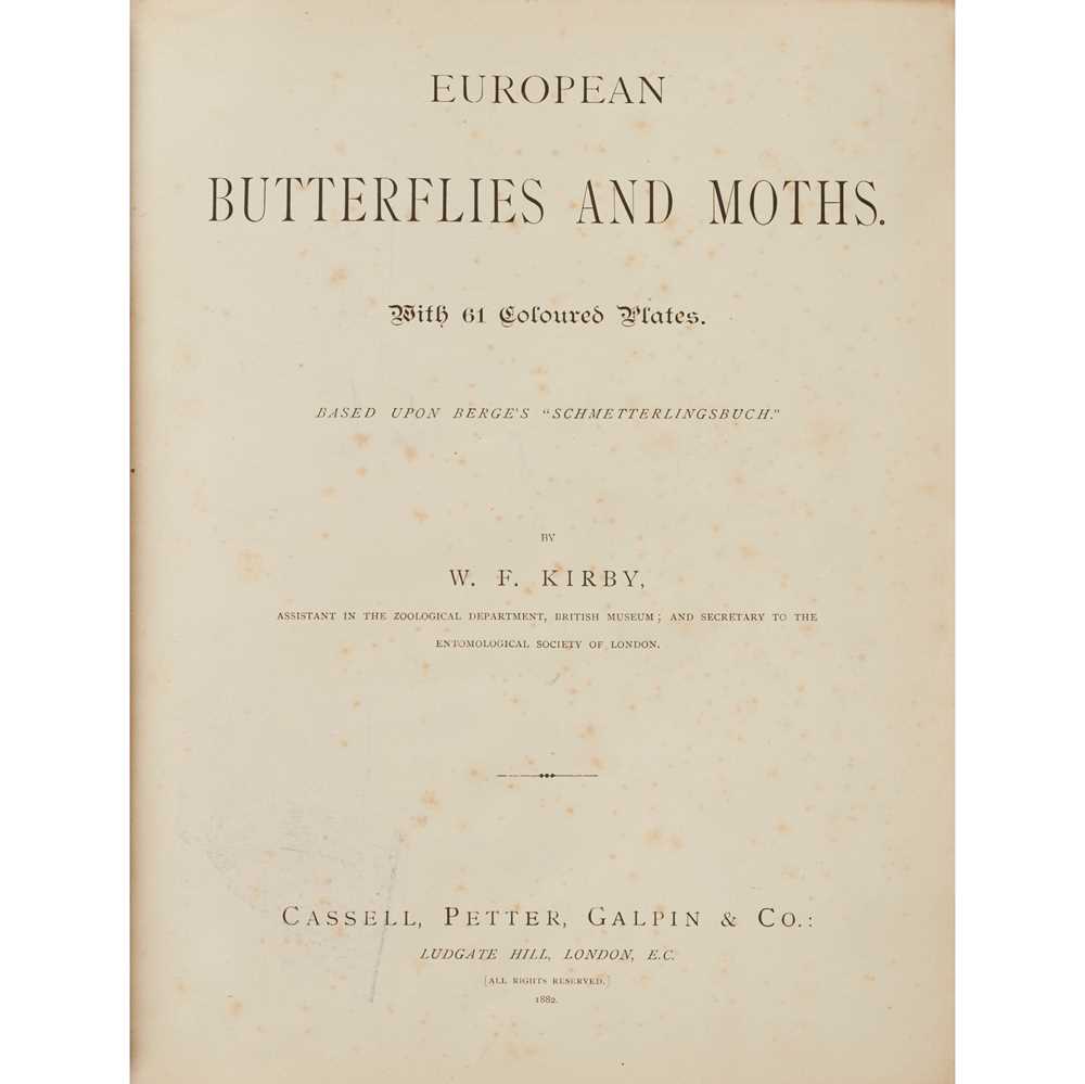 KIRBY, W.F. EUROPEAN BUTTERFLIES