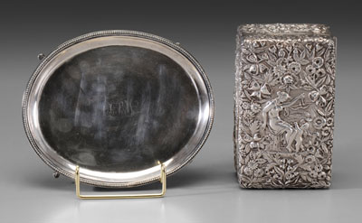Kirk Coin Silver Box, Tray