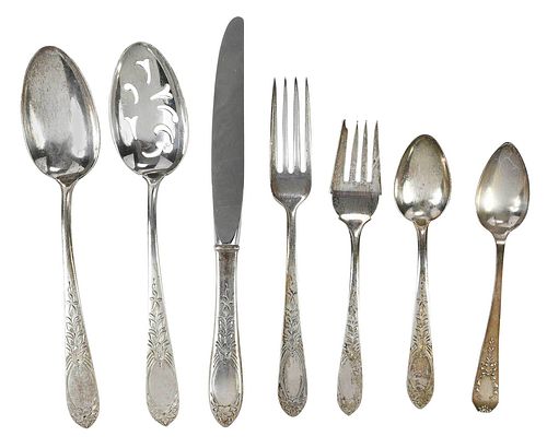 KIRK LADY CLAIRE STERLING FLATWARE,