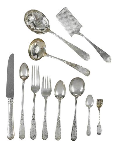 KIRK MAYFLOWER STERLING FLATWARE,