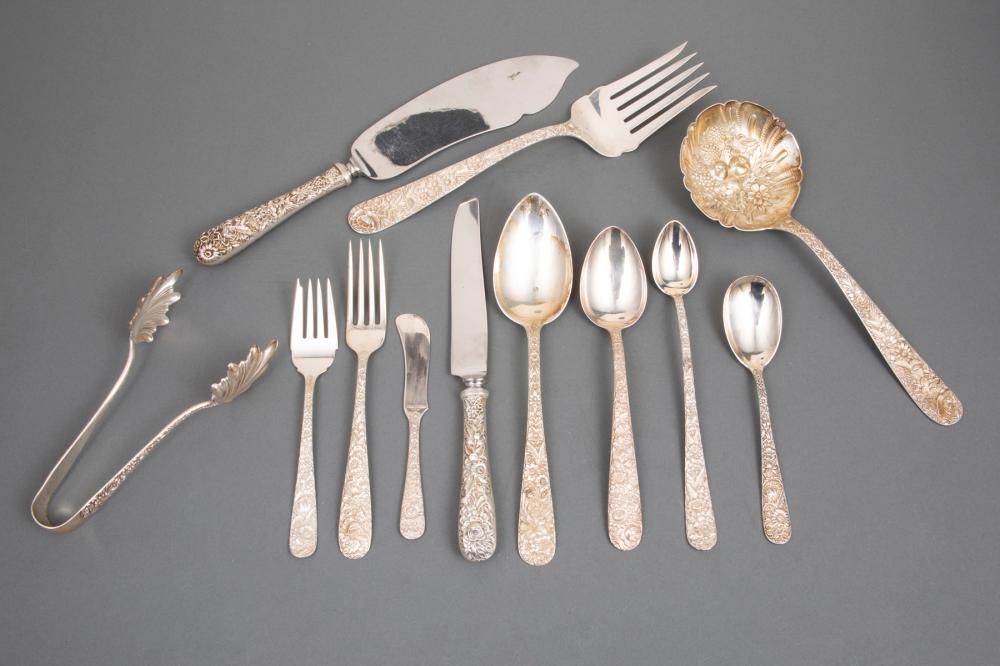KIRK "REPOUSSE" PATTERN STERLING