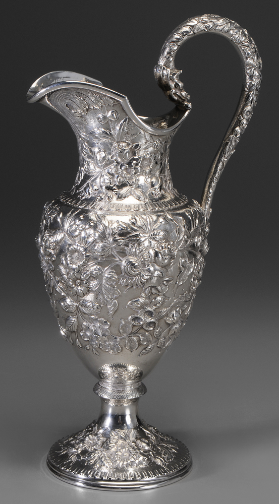 Kirk Repoussé Sterling Ewer
