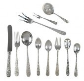 KIRK REPOUSSE STERLING FLATWAR