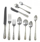 KIRK REPOUSSE STERLING FLATWAR
