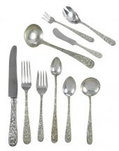 KIRK REPOUSSE STERLING FLATWAR