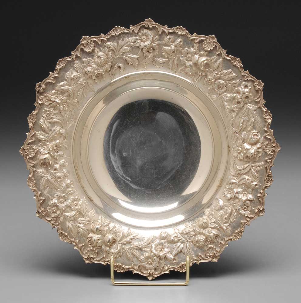 Kirk Repoussé Sterling Footed