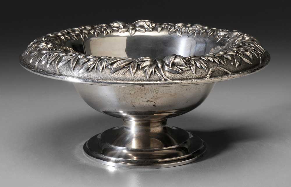 Kirk Repoussé Sterling Footed