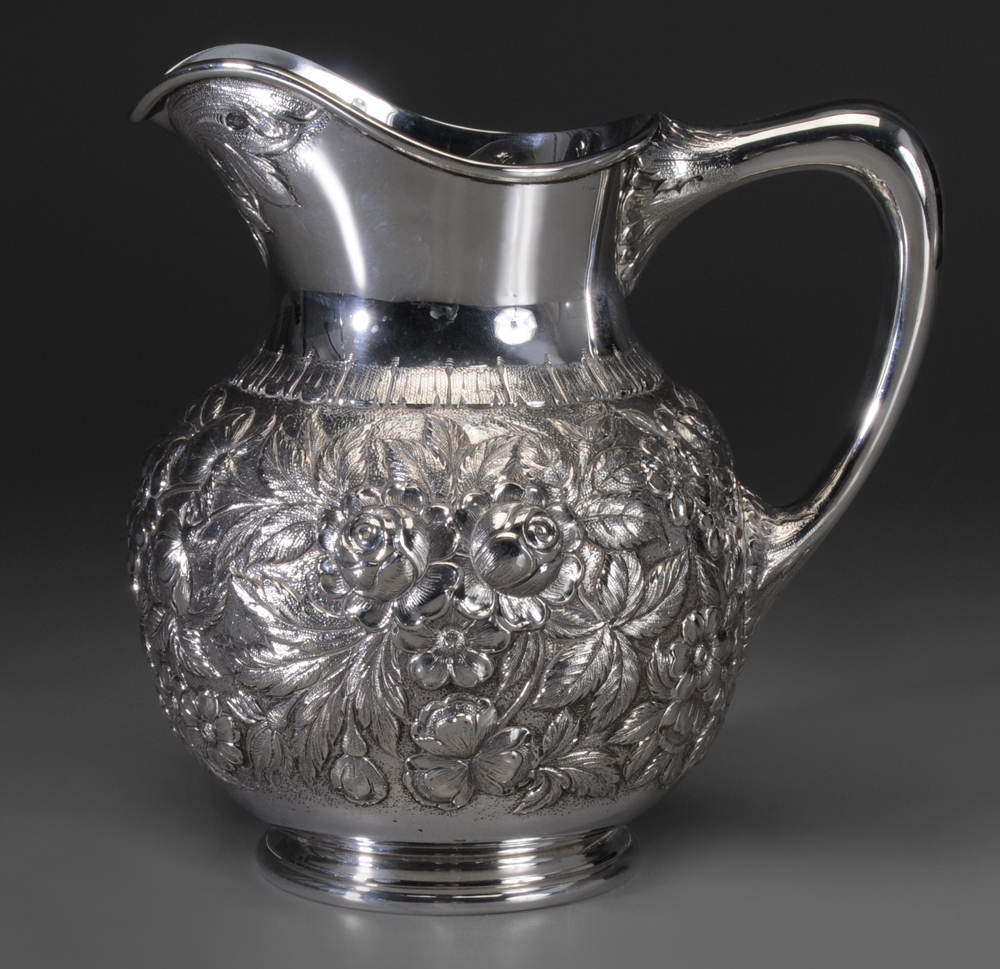 Kirk Repoussé Sterling Water