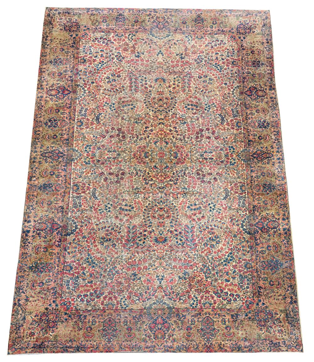 KIRMAN CARPETwool on cotton;