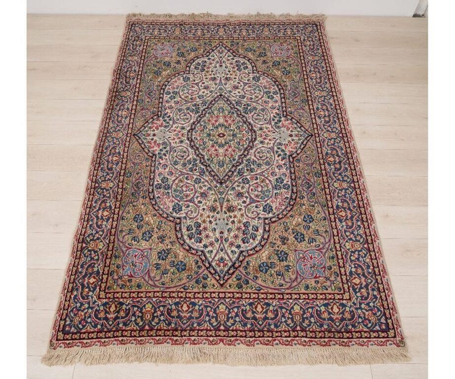Kirman centerhall carpet with