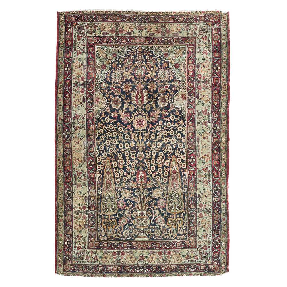 KIRMAN PRAYER RUG CENTRAL PERSIA,
