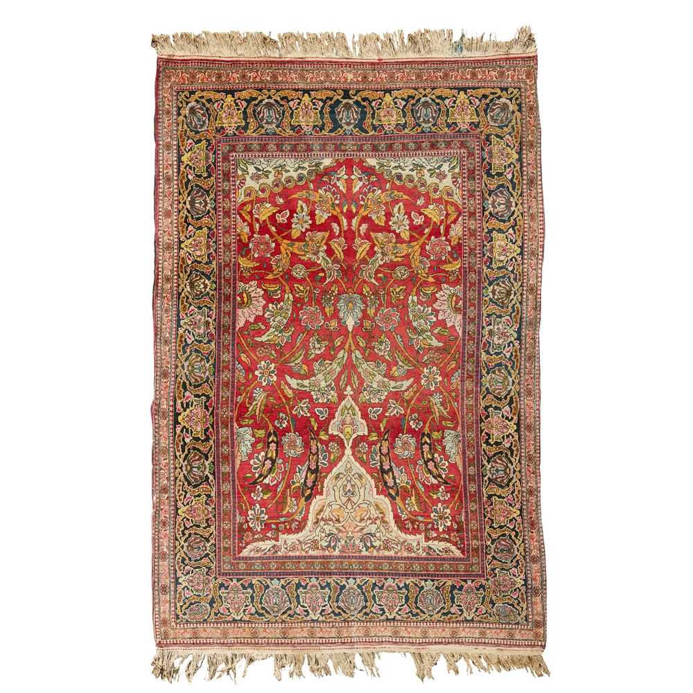 KIRMAN PRAYER RUG CENTRAL PERSIA,