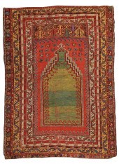 KIRSHEHIR PRAYER RUG, TURKEY,