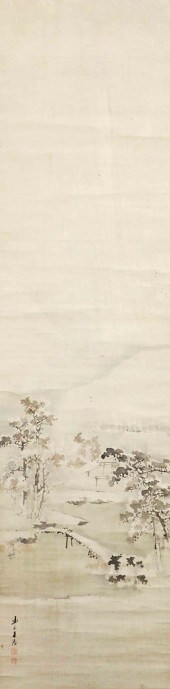KISHI RENZAN WINTER LANDSCAPE,