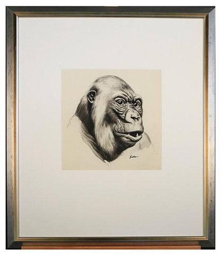KISKA(AMERICAN 20THC.) GORILLAInk