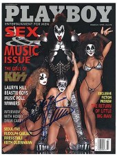 KISS GENE SIMMONS SIGNED PLAYB