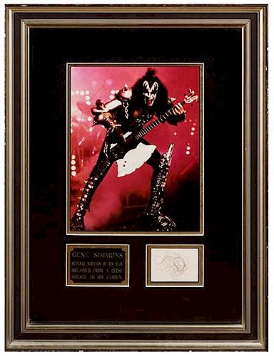 KISS GENE SIMMONS STRANDS OF HAIR