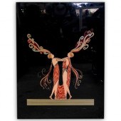 "KISS OF FIRE" ERTE ART PIECED