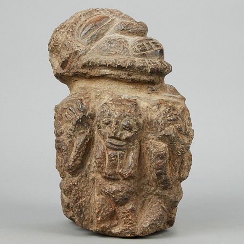 KISSI AFRICAN STONE FIGURE GUINEA