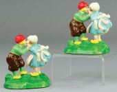 KISSING DUTCH COUPLE BOOKENDS