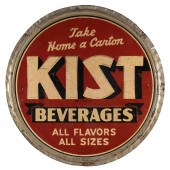 "KIST BEVERAGES" TIN BOTTLE CA