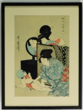 KITAGAWA UTAMARO PARENT AND CH