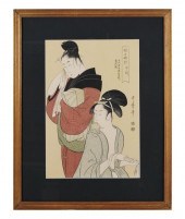 KITAGAWA UTAMARO, UKIYO-E WOOD