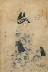 KITAGAWA UTAMARO WOODBLOCK PRI