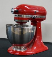 KITCHENAID RED ENAMEL MIXERKit