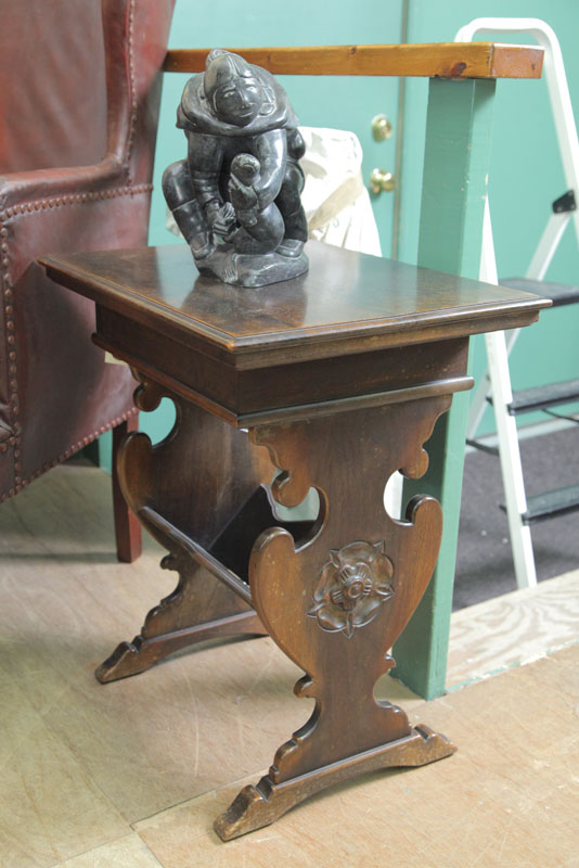 KITTINGER CARVED MAHOGANY SIDE