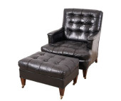 KITTINGER CLUB CHAIR &AMP; STO