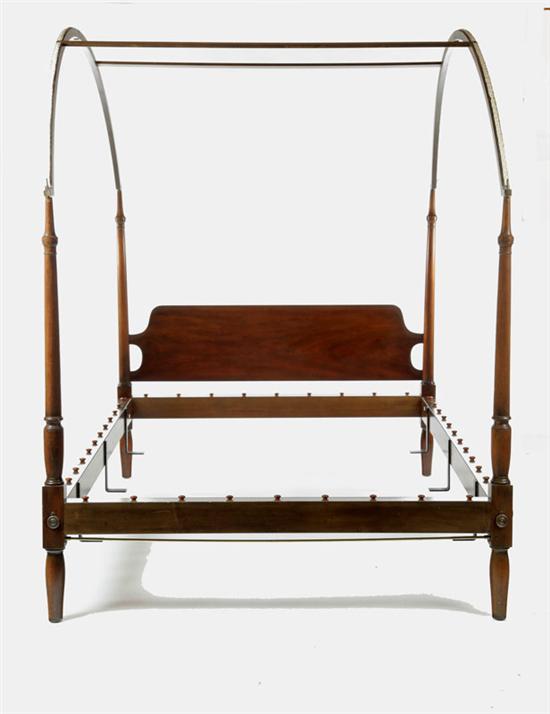KITTINGER FEDERAL-STYLE CANOPY BED.