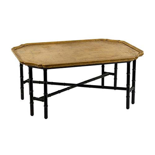 KITTINGER GOLD LEAF MAHOGANY WOOD