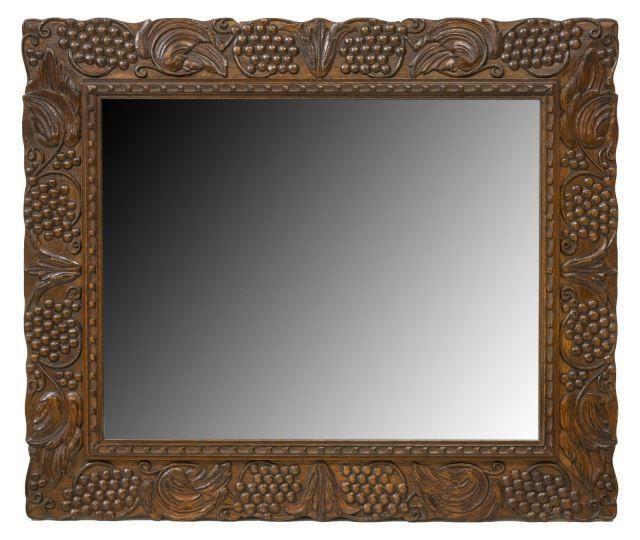 KITTINGER GRAPE CARVED OAK