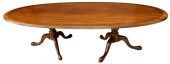 KITTINGER MAHOGANY DOUBLE PEDE