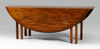 Kittinger mahogany hunt table,