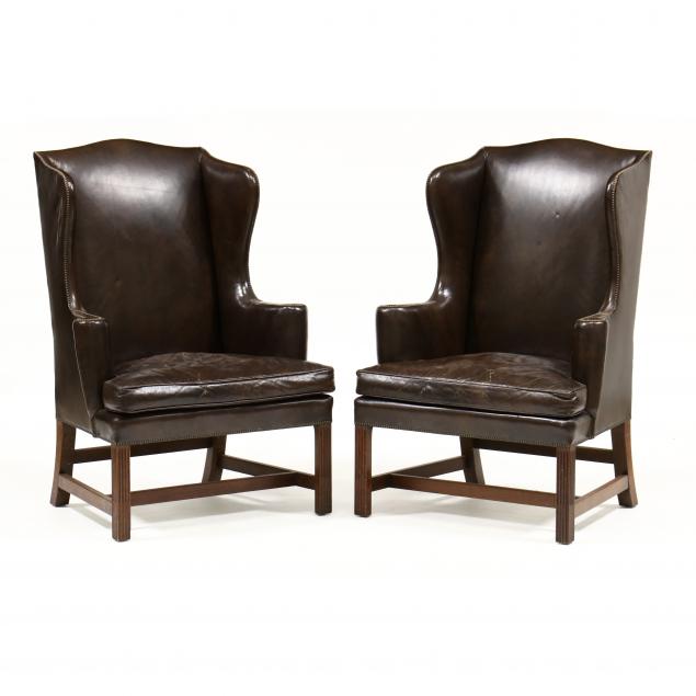 KITTINGER, PAIR OF LEATHER