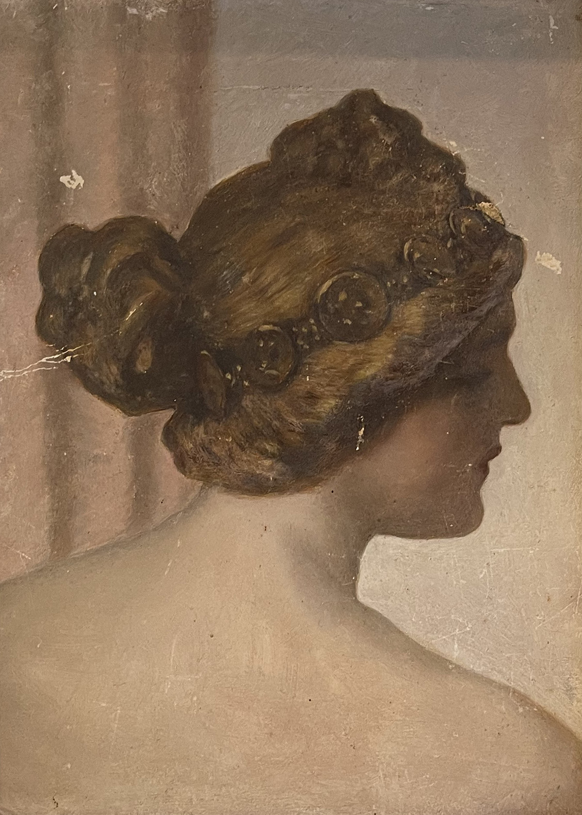KITTY DEVILLIER PORTRAIT PAINTING