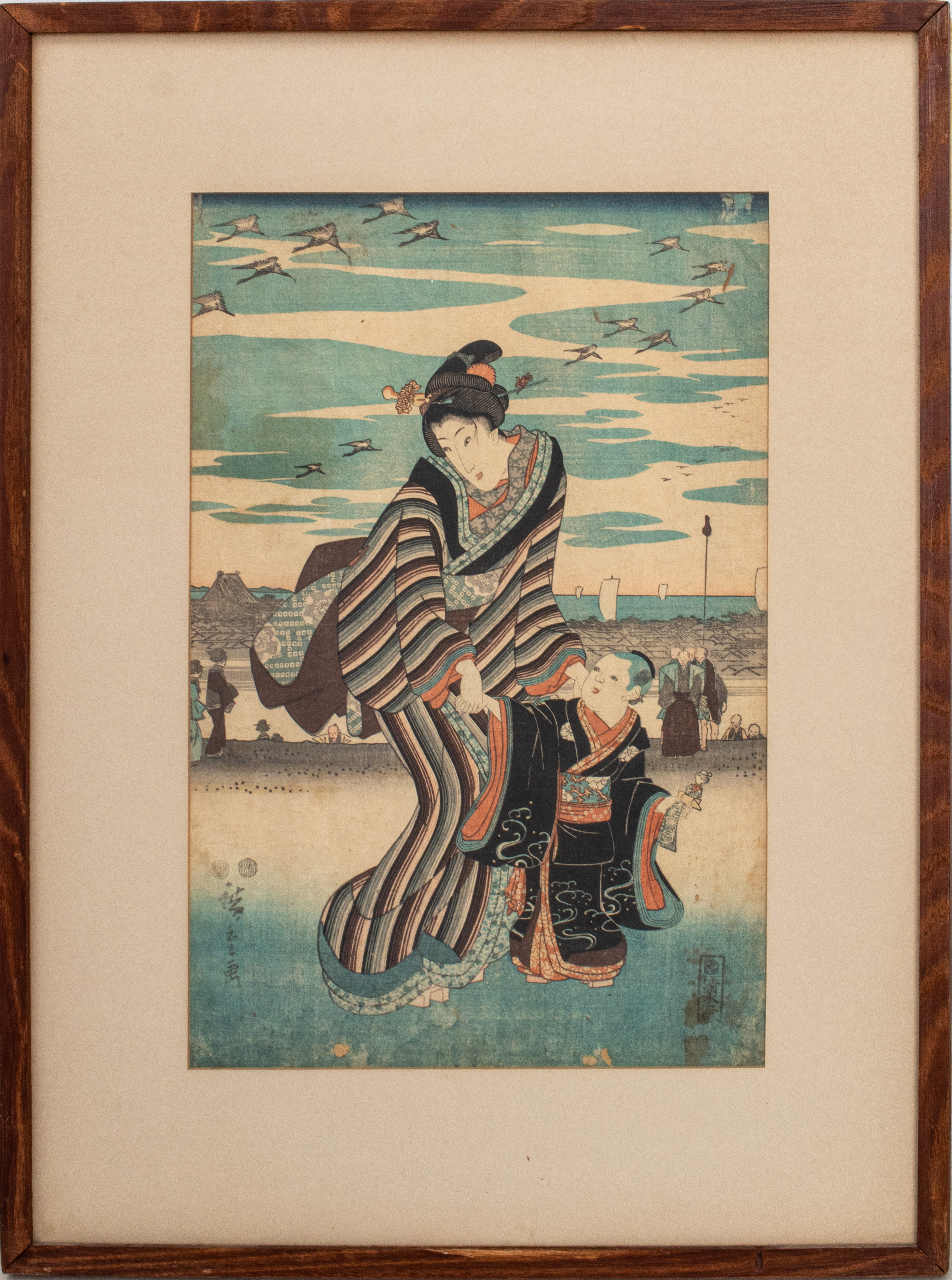 KIYOMINE JAPANESE WOODBLOCK UKIYO-E