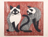 KIYOSHI SAITO (1907-1997), TWO