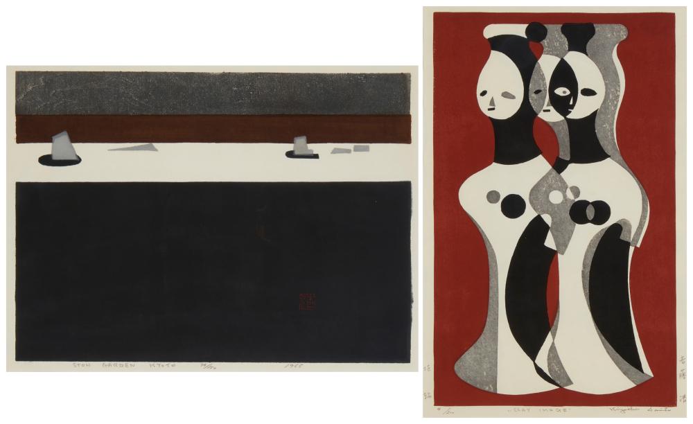 KIYOSHI SAITO (1907-1997), TWO