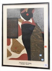 KIYOSHI SAITO, COLOR WOODCUT,